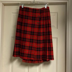 Tall Girl tartan, pleated, plaid skirt